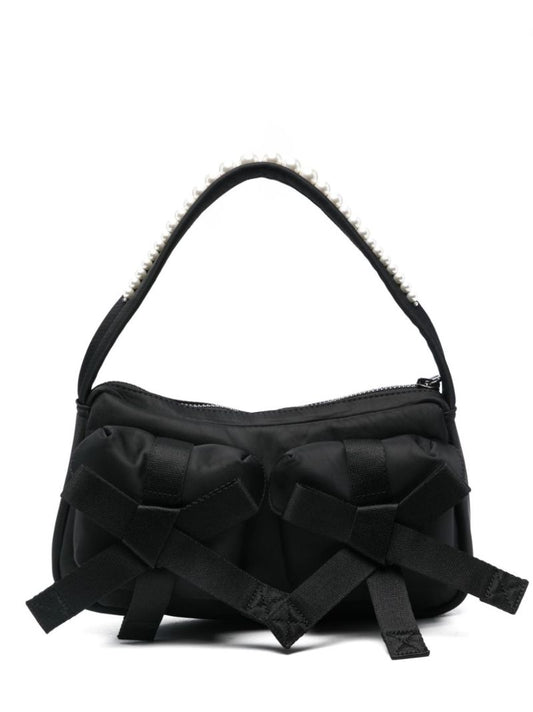 Bow-embellished Shoulder Bag