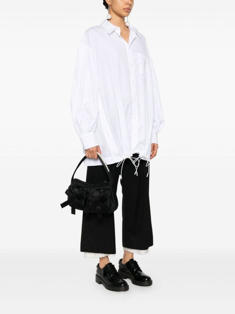 Bow-embellished Shoulder Bag