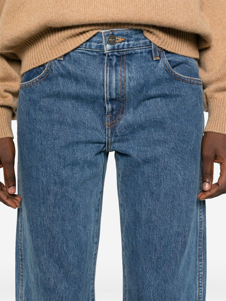 Cotton Straight-leg Jeans
