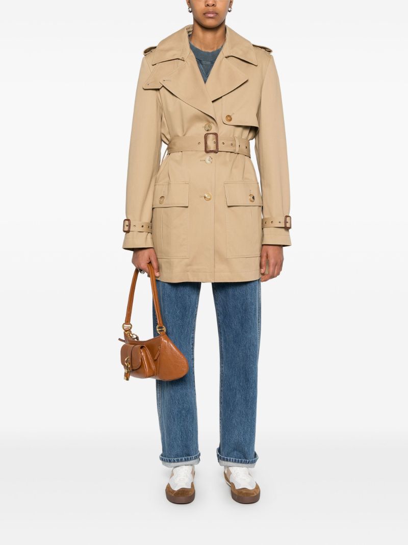 Neutrals Cotton Trench Coat