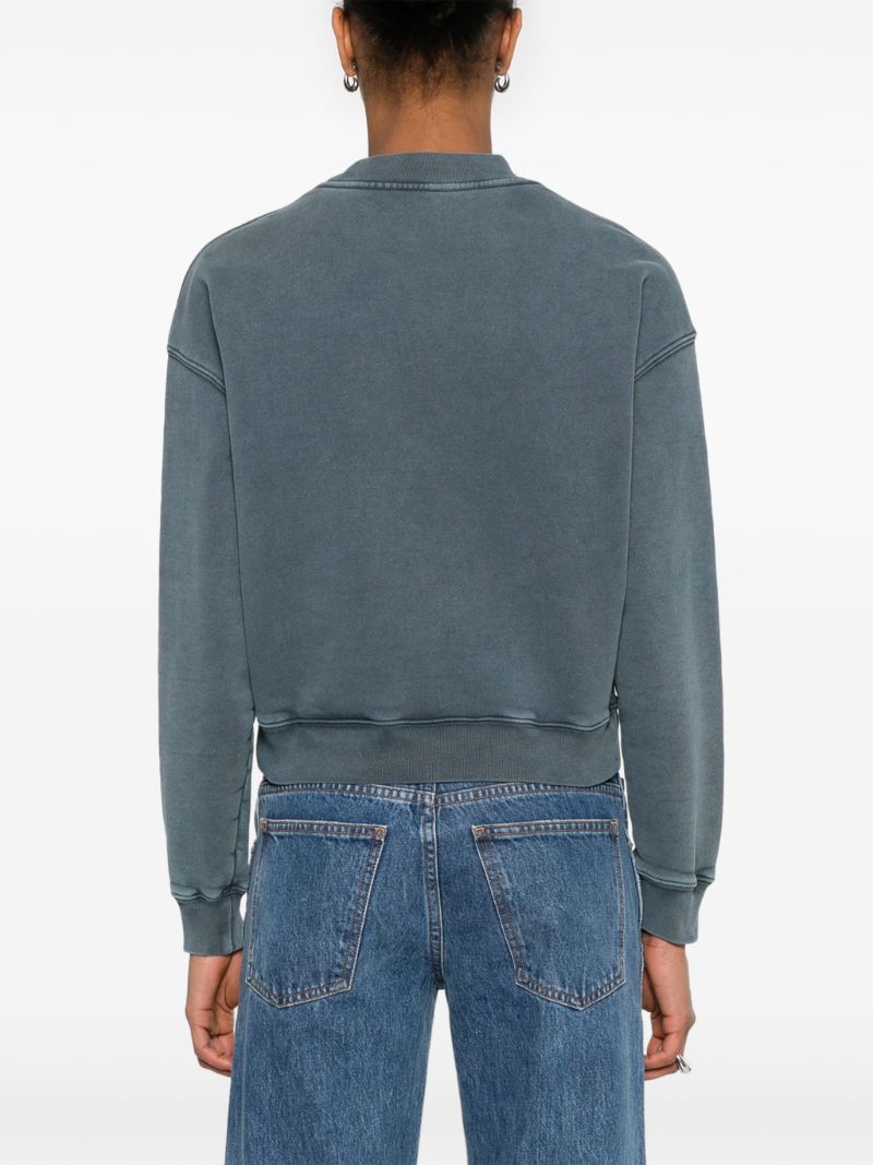 Blue Logo-appliquÃ_x0083_Â© Sweatshirt