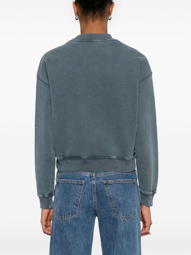 Blue Logo-appliquÃ_x0083_Â© Sweatshirt