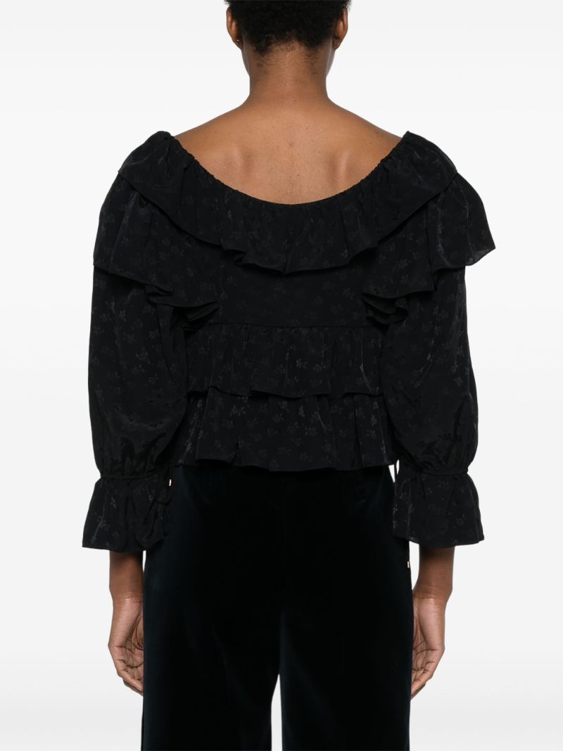 Floral Cropped Blouse