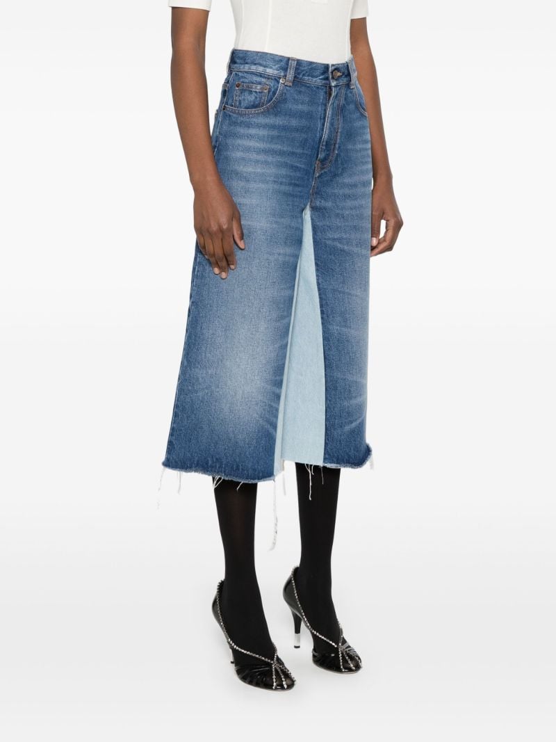 Patchwork Bermuda Shorts