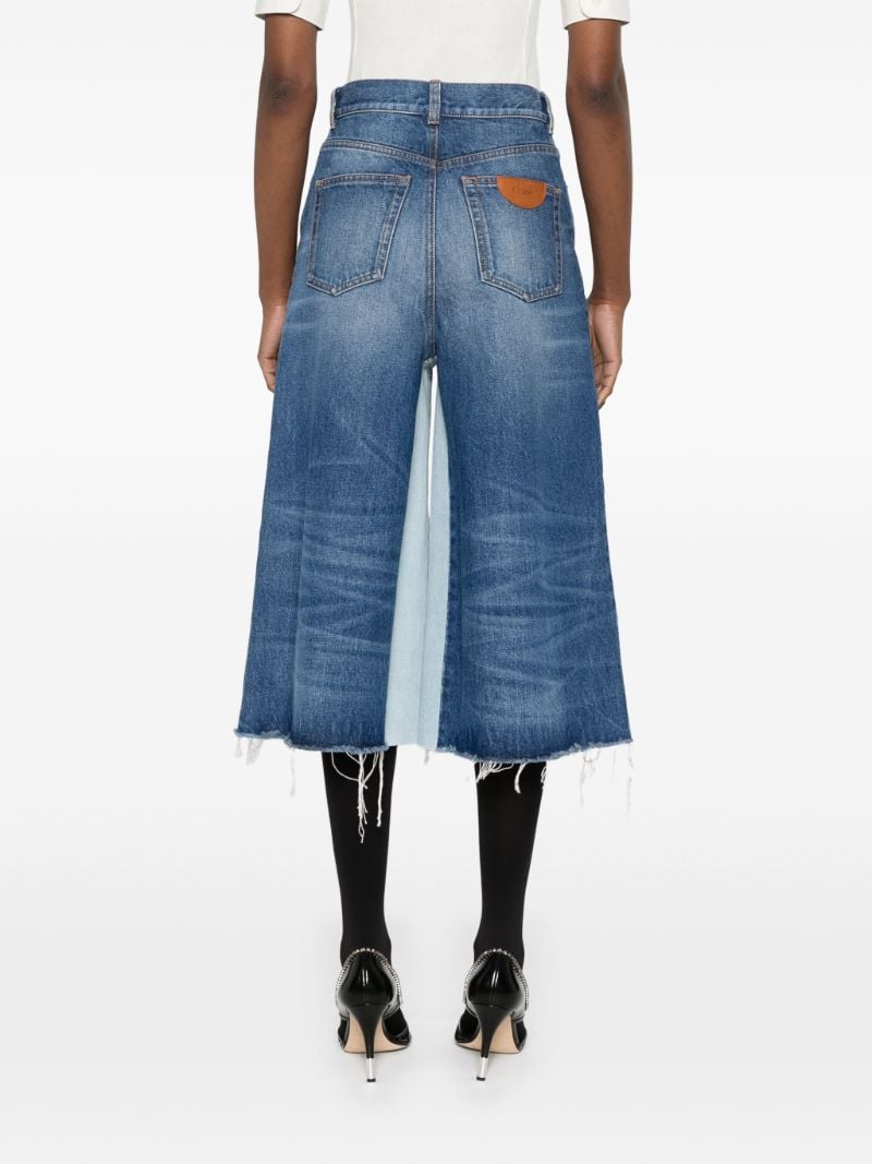 Patchwork Bermuda Shorts