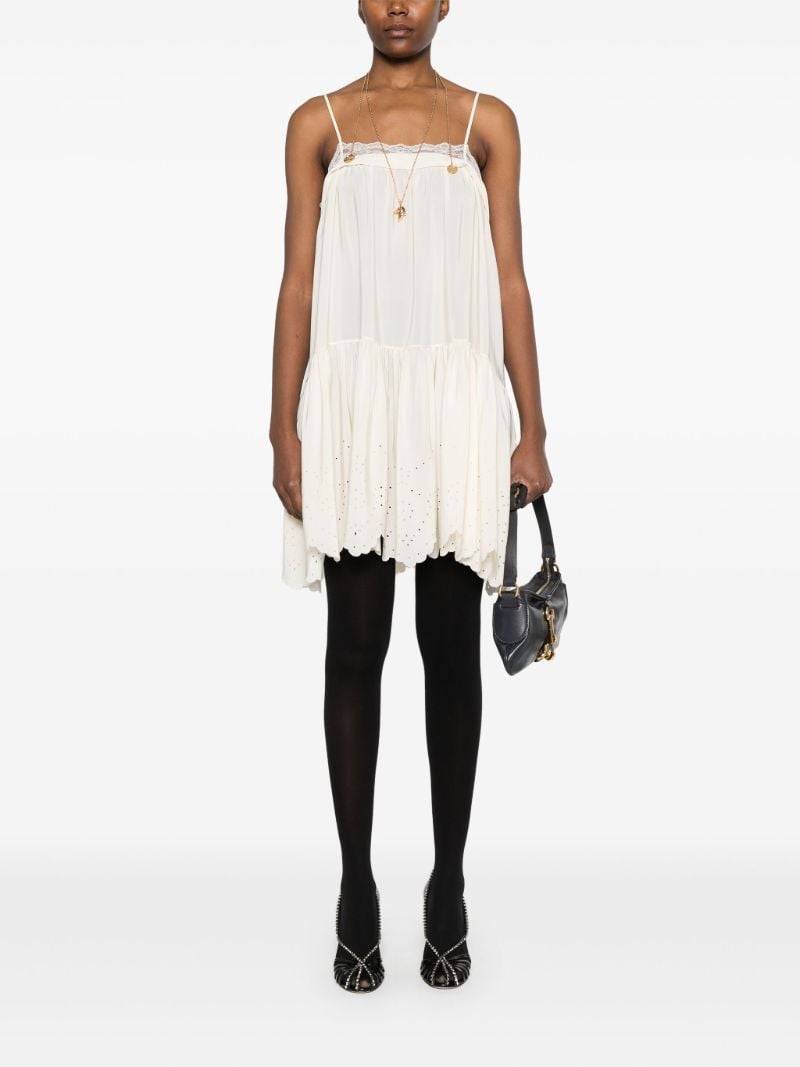 Lace-trim Slip Dress