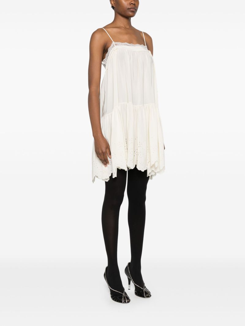 Lace-trim Slip Dress