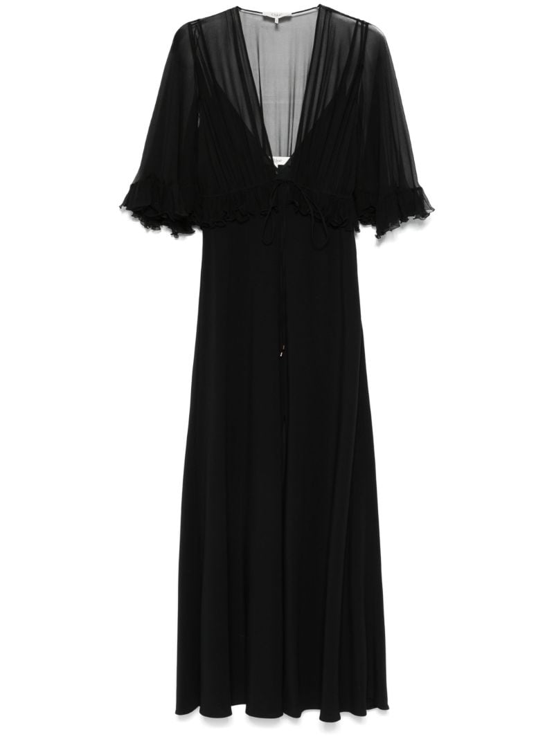 Crepe Maxi Dress