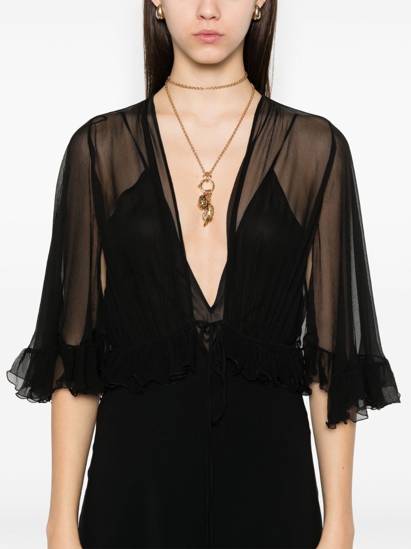 Crepe Maxi Dress