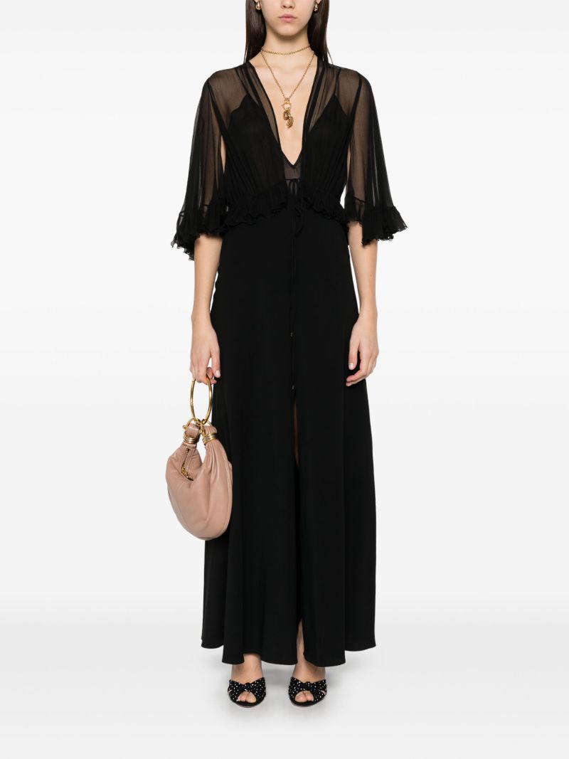 Crepe Maxi Dress