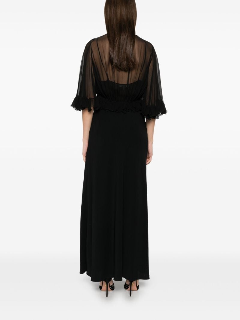 Crepe Maxi Dress