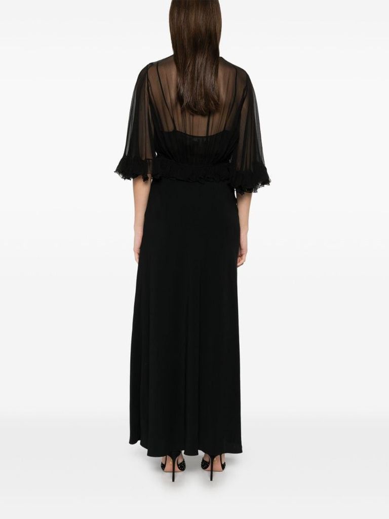 Crepe Maxi Dress