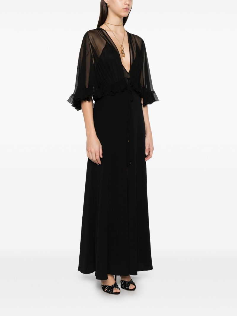 Crepe Maxi Dress