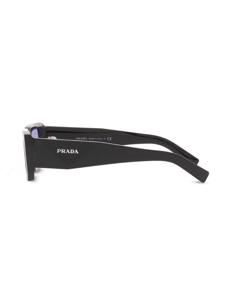 Black Symbole Rectangle-frame Sunglasses