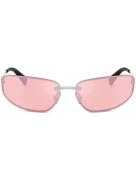 Silver Rimless Sunglasses