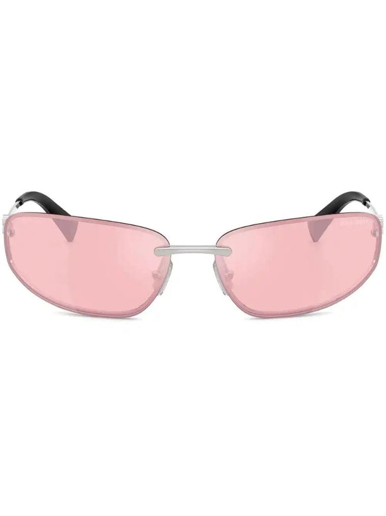 Silver Rimless Sunglasses