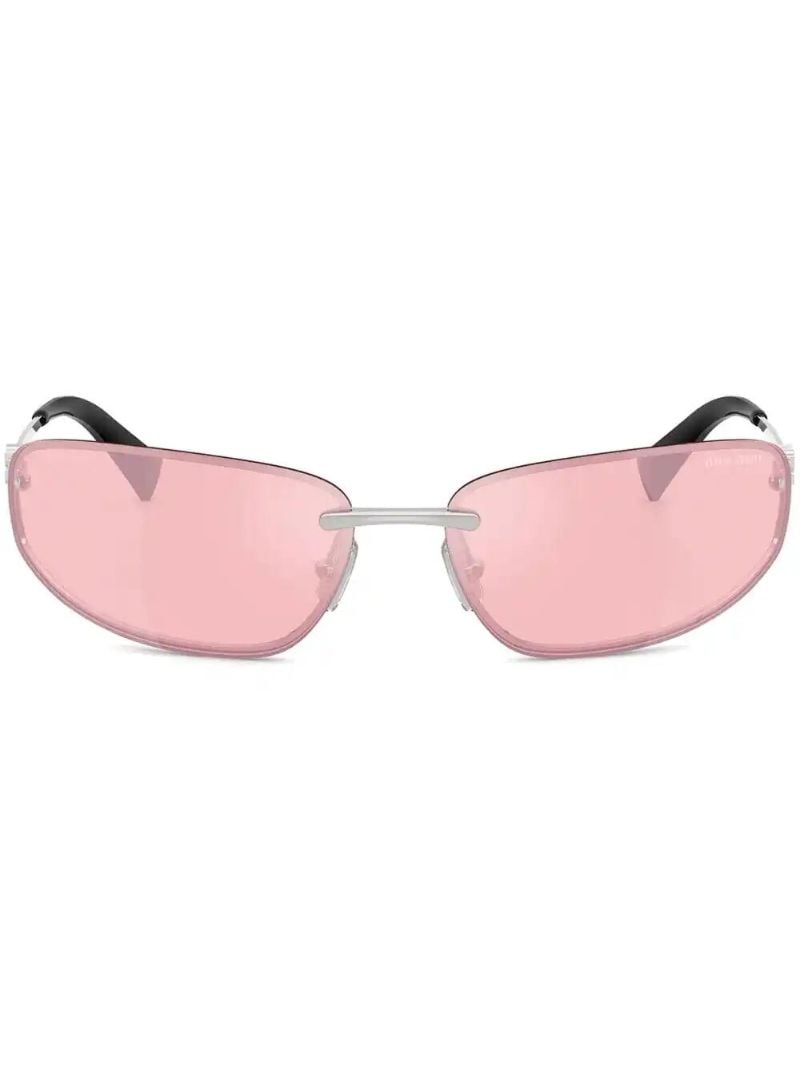Silver Rimless Sunglasses
