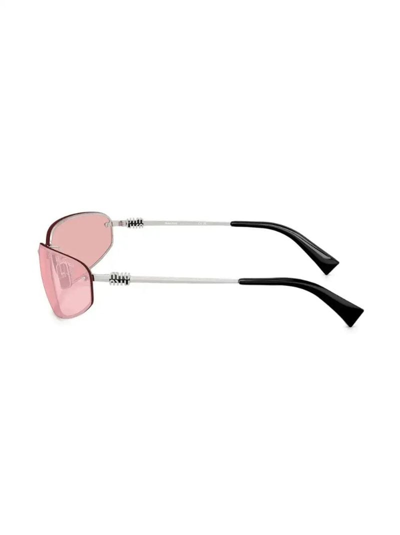 Silver Rimless Sunglasses