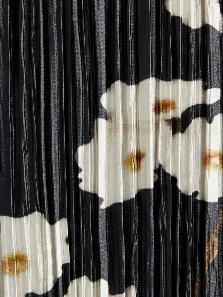 Black Pleated Dress
