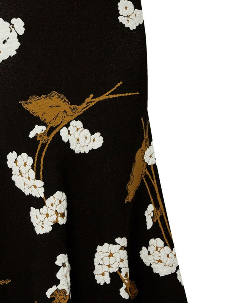 Printed Midi Skirt