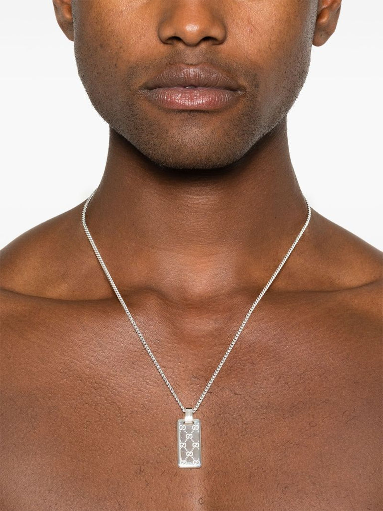 Sterling Silver Gg-pendant Necklace