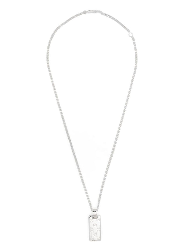Sterling Silver Gg-pendant Necklace