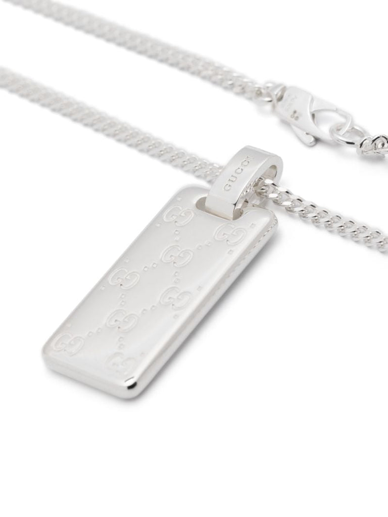 Sterling Silver Gg-pendant Necklace