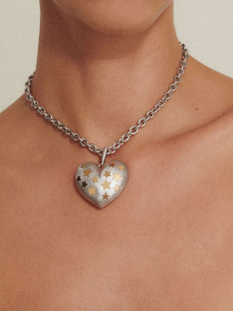 14k White Gold Paulette Necklace