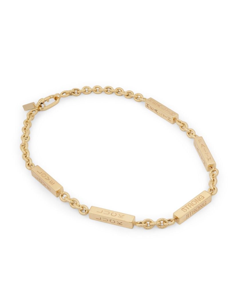 14k Yellow Gold Elliot Affirmations Necklace
