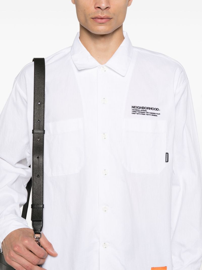 White Cordlane Shirt