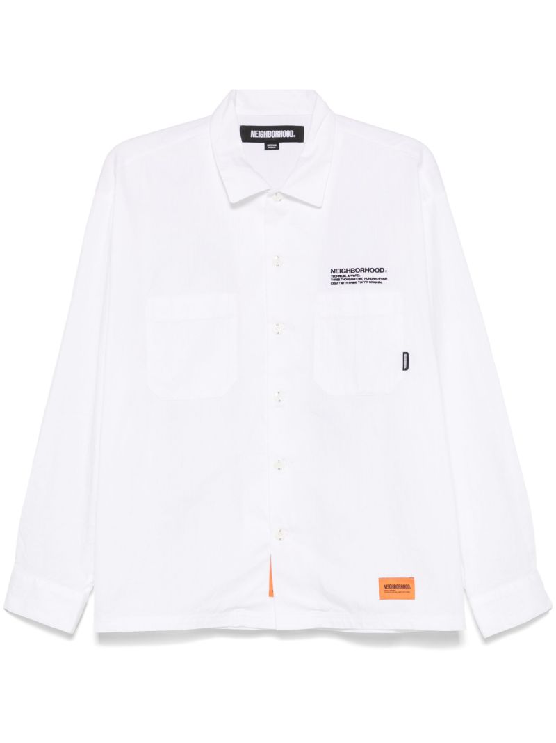 White Cordlane Shirt