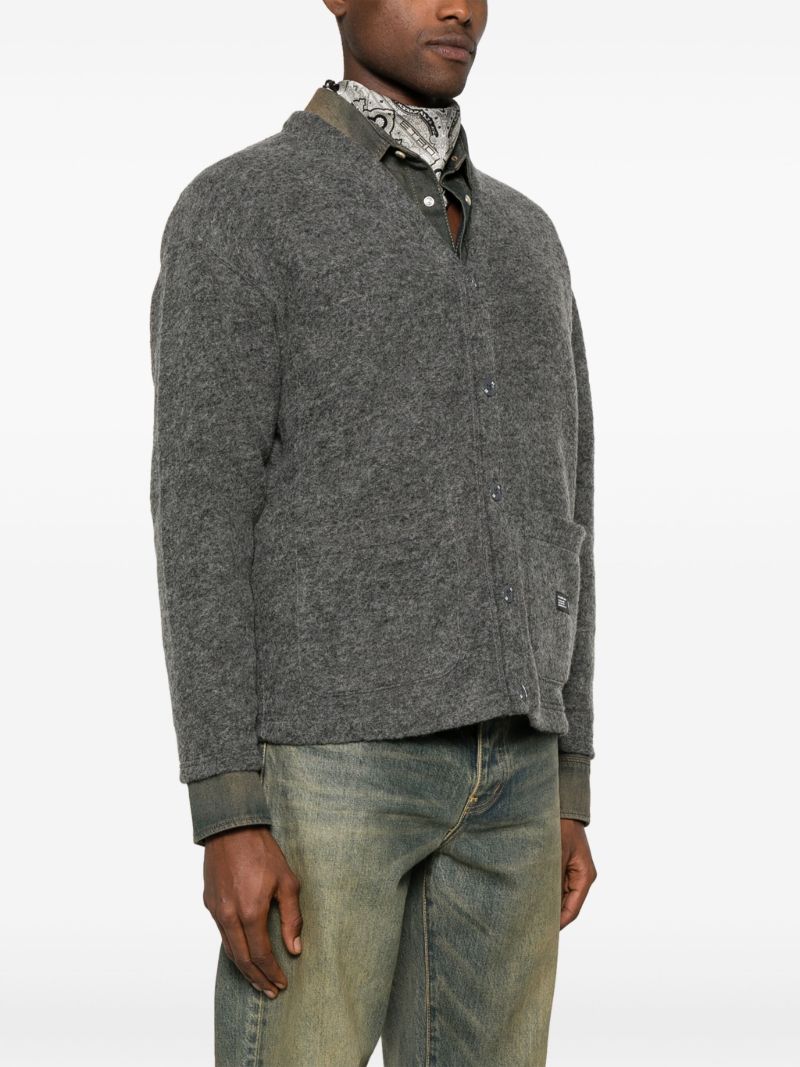 Grey Knitted Cardigan