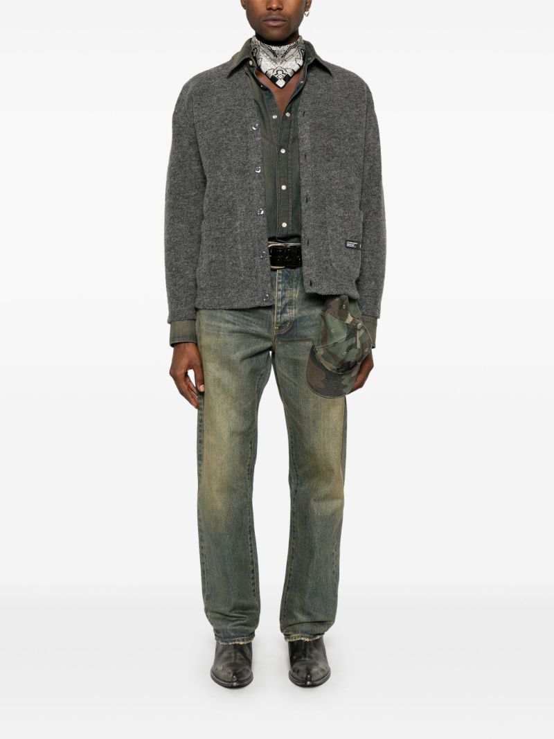 Grey Knitted Cardigan
