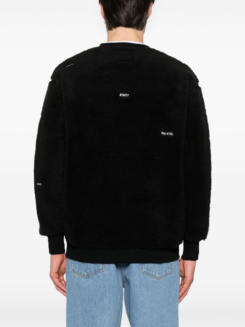 Logo-patch Fleece Sweatshirt