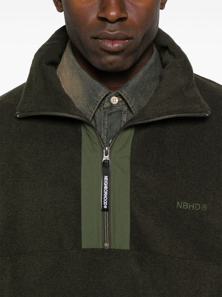 Green Half-zip Sweatshirt