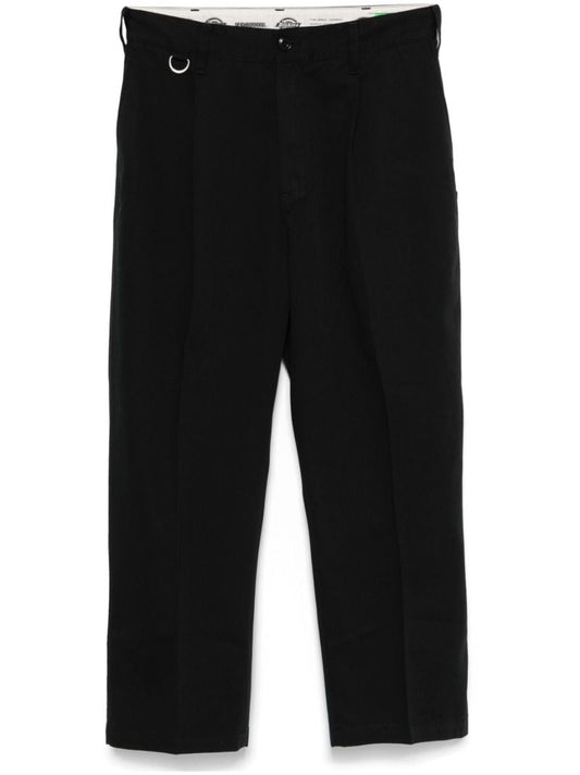 Pressed Crease Cropped Trousers