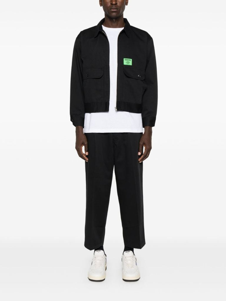 Pressed Crease Cropped Trousers