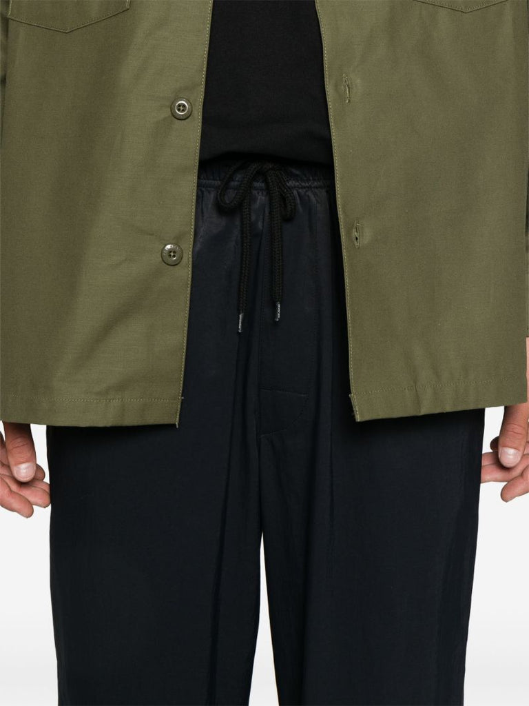 Black Tapered Trousers