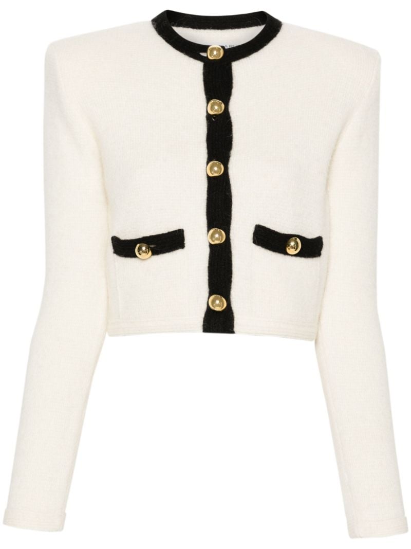 Knitted Cropped Cardigan