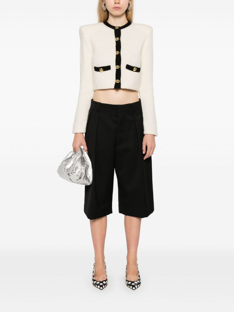Knitted Cropped Cardigan