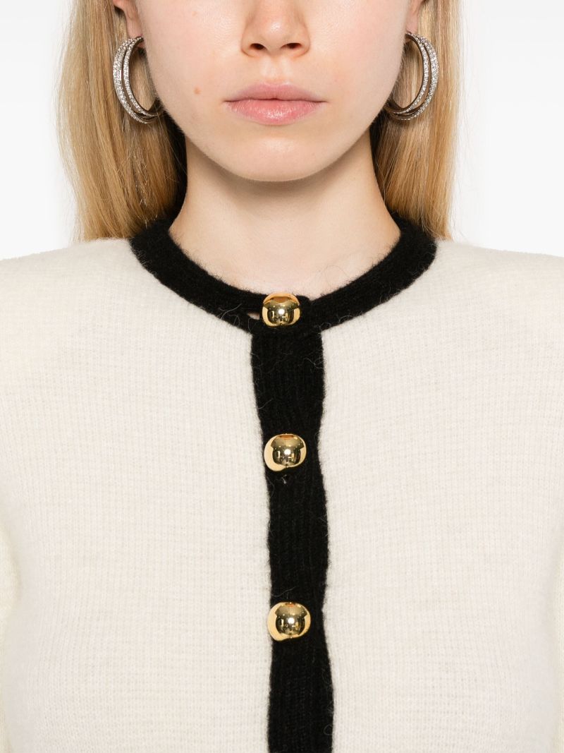 Knitted Cropped Cardigan