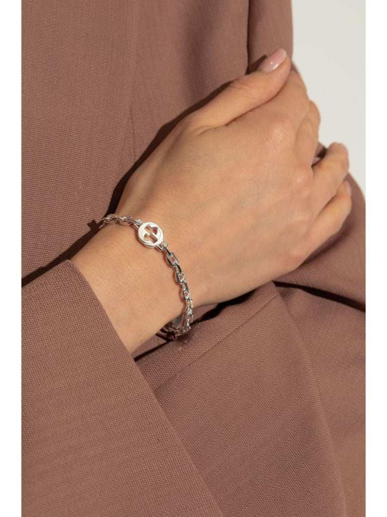 Sterling Silver Interlocking G Bracelet