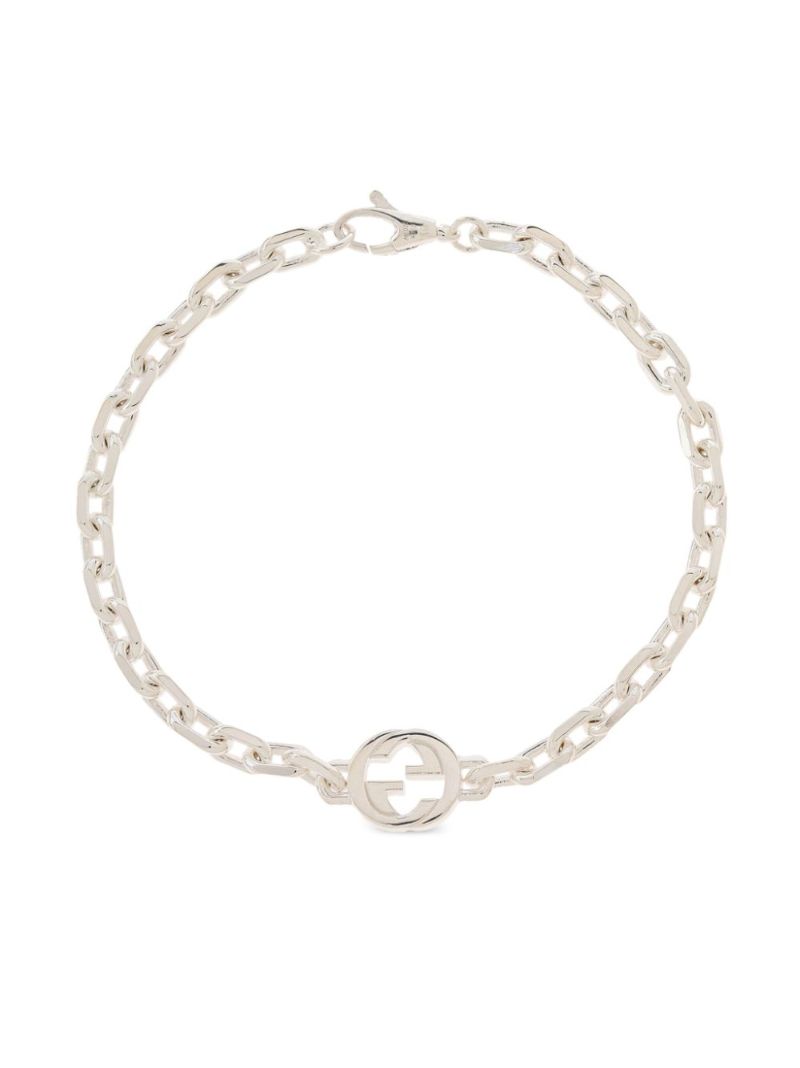 Sterling Silver Interlocking G Bracelet