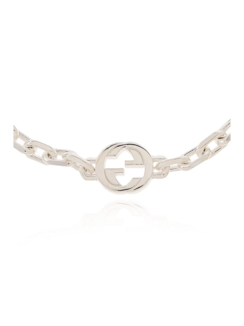 Sterling Silver Interlocking G Bracelet