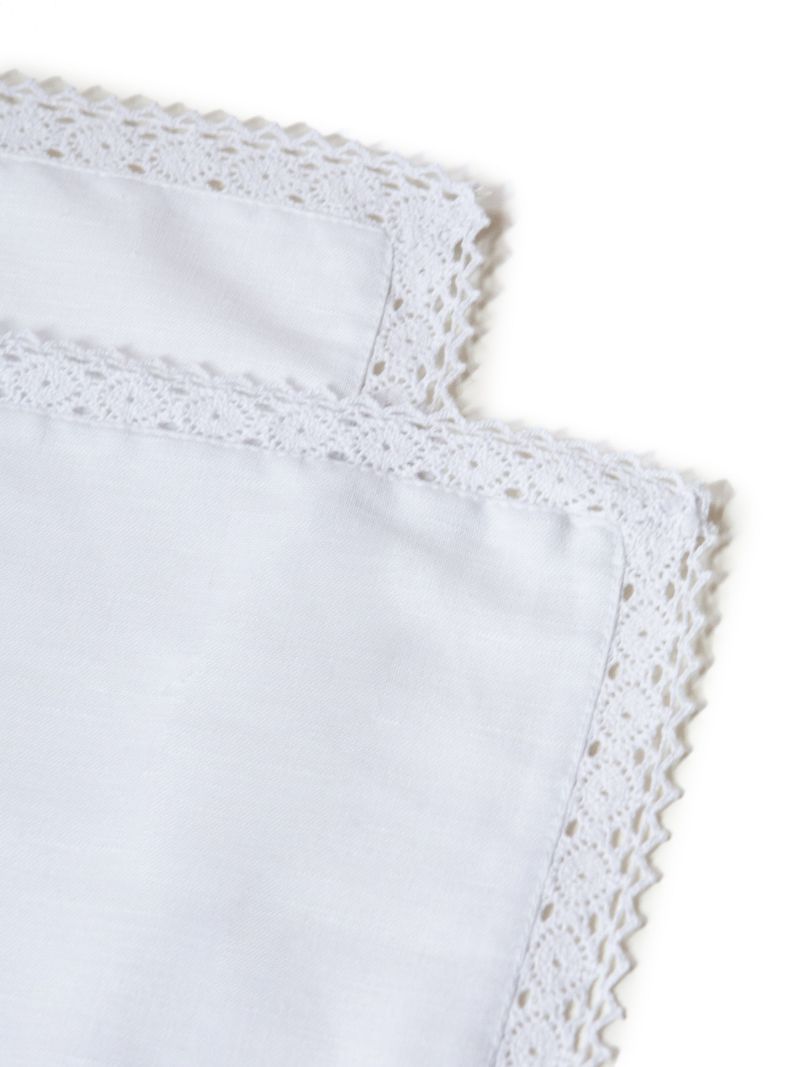 Crochet Trim Placemats (set of Two)