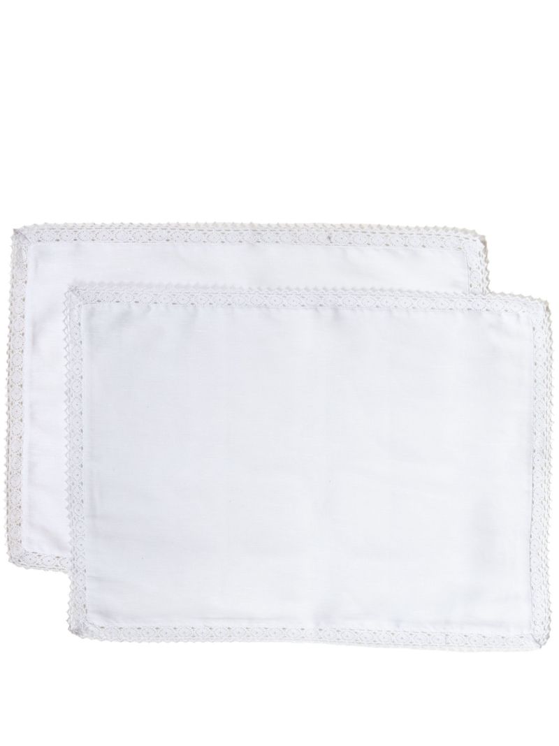 Crochet Trim Placemats (set of Two)