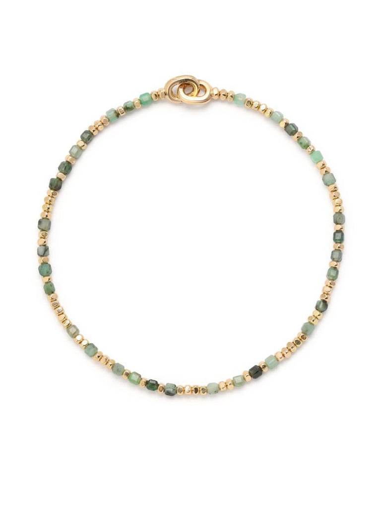 18k Yellow Gold Percep Emerald Bracelet