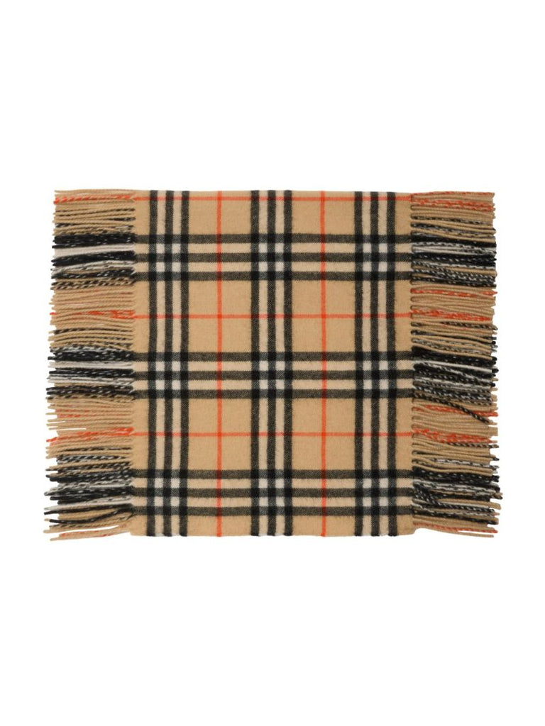 Check Cashmere Scarf