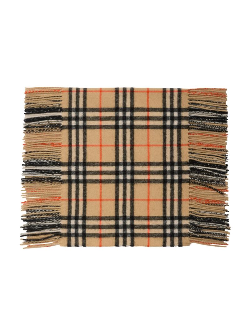 Check Cashmere Scarf