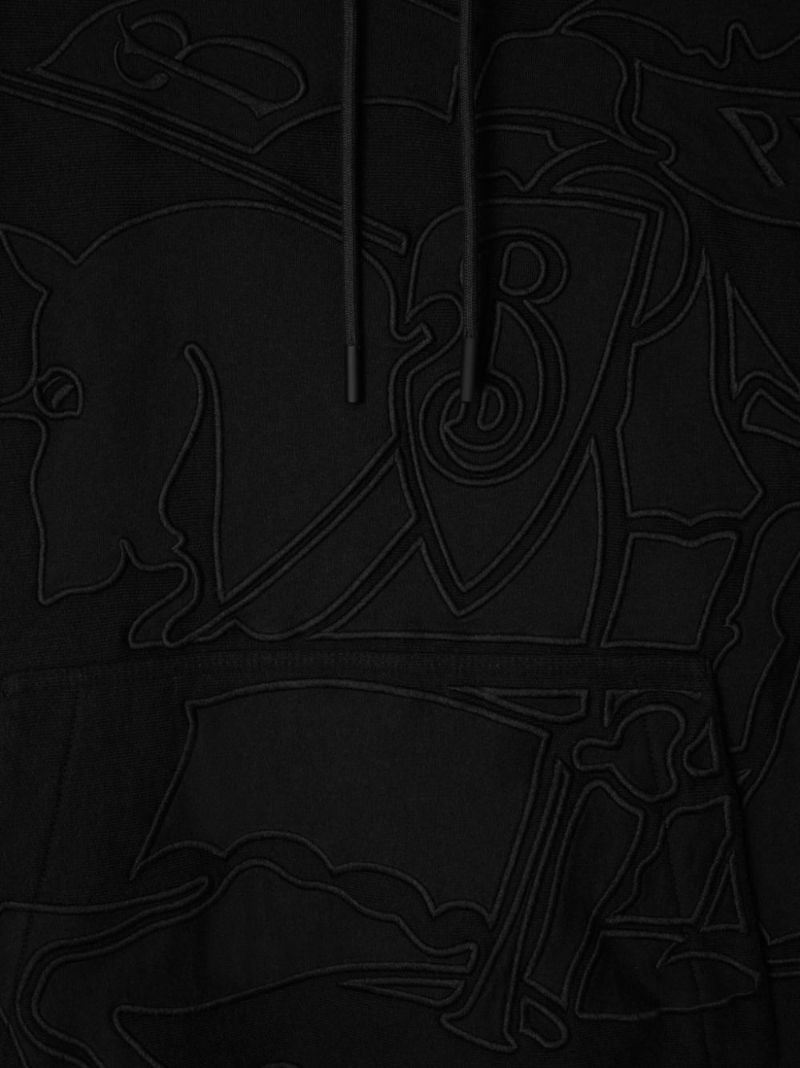 Ekd-embroidered Hoodie